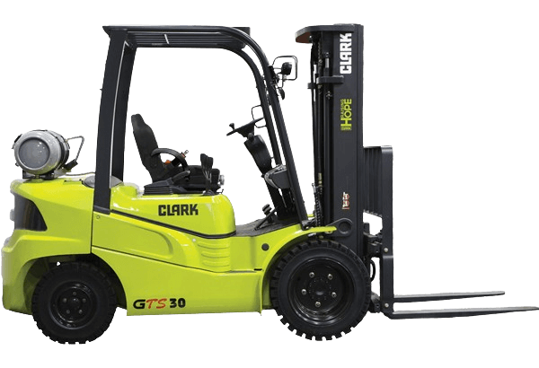 Clark GTS20-33 IC Pneumatic Forklift (4,000-6,600 lbs)