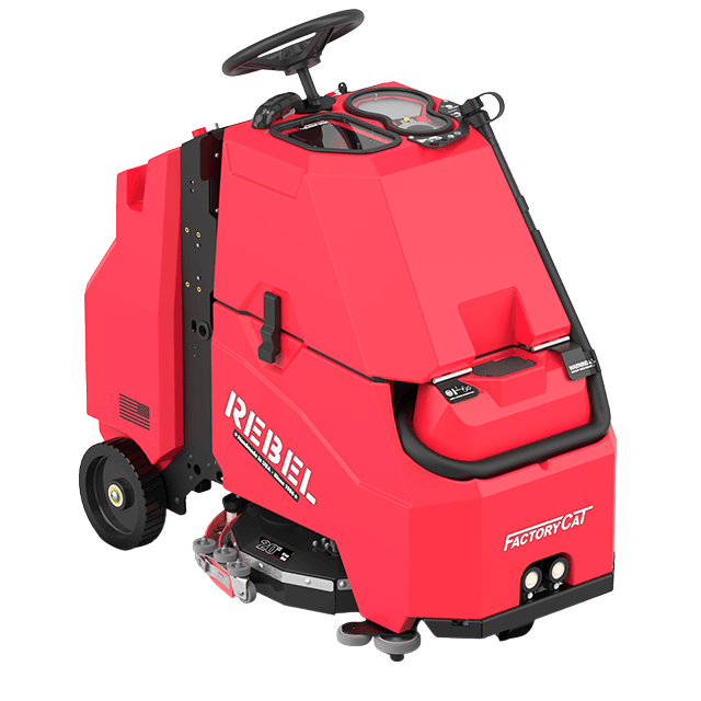 FactoryCat Rebel Stand-On Floor Scrubber (20 in cleaning path)