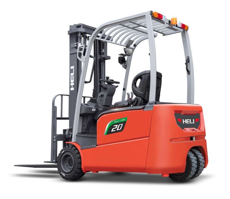 Heli G3 Series 80V Electric Lithium-ion 3-Wheel Forklift (2,600-4,000 lbs)