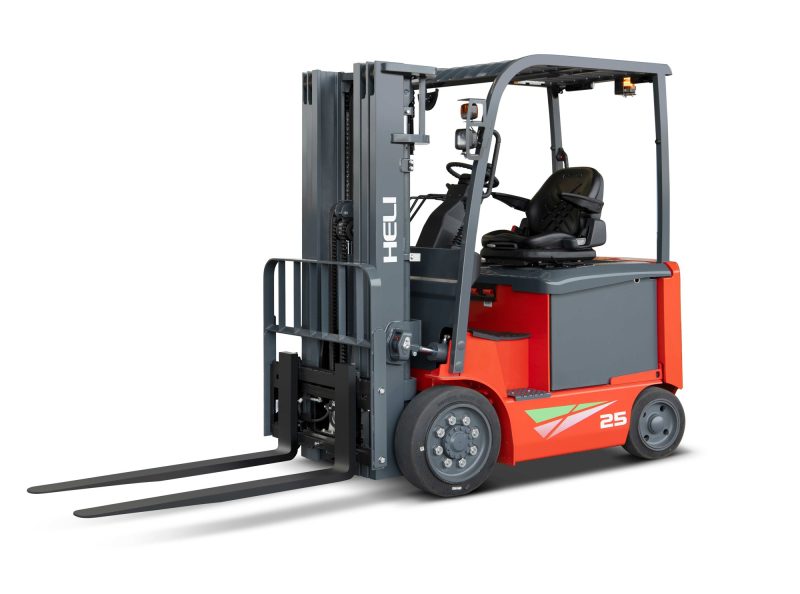 Heli G Series 80V Electric Lithium-ion 4-Wheel Cushion Tire Forklift (4,000-6,500 lbs)