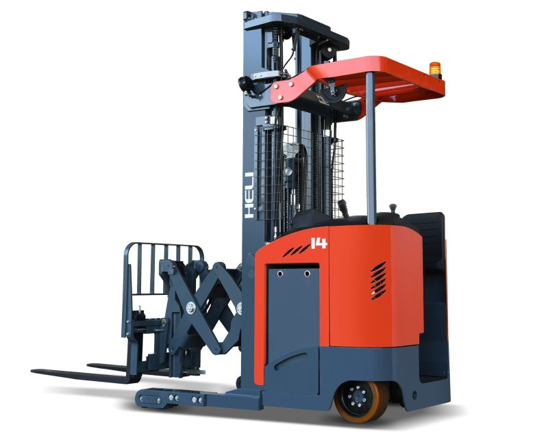 Heli G Series 80V Electric Lithium-ion Single/Double Reach Truck (3,000-4,000 lbs)