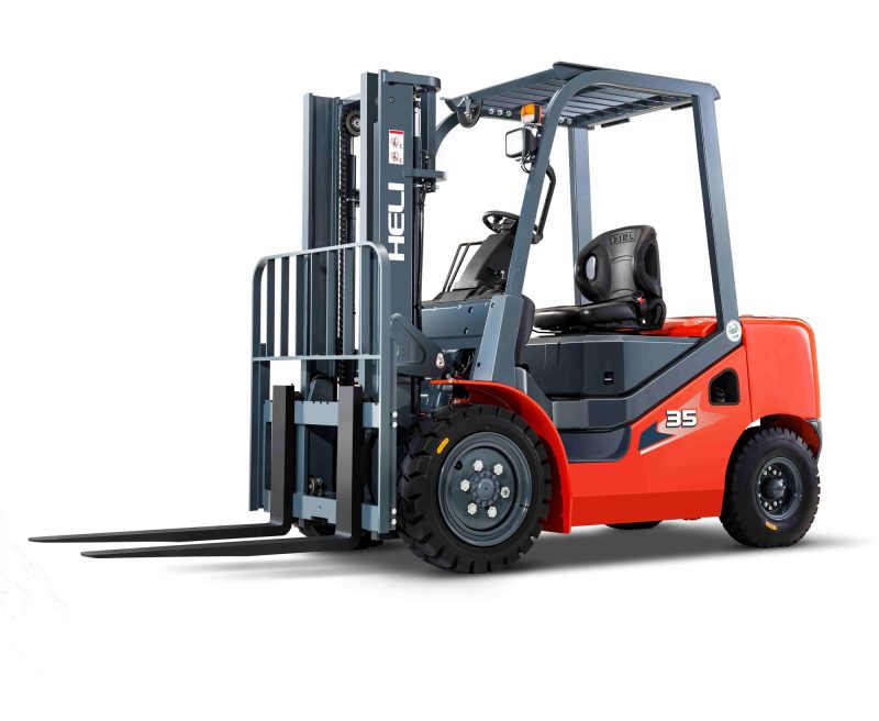 Heli H3 Series Diesel Pneumatic Tire Forklift (3,000-7,000 lbs)