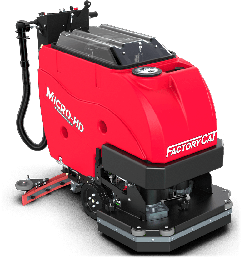 FactoryCat Micro-HD v2.1 Walk-Behind Floor Scrubber (17-26 in cleaning path)