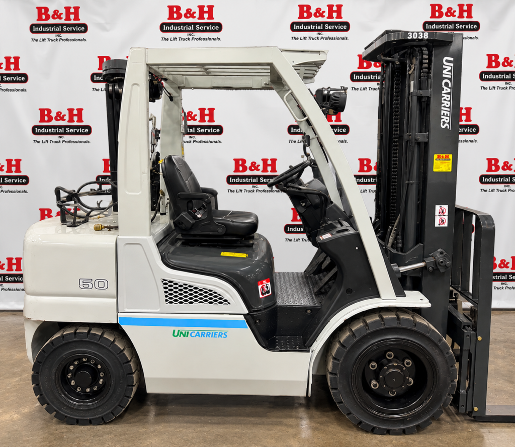 2018 Unicarriers PF60LP LPG Pneumatic Forklift (6,000 lbs)
